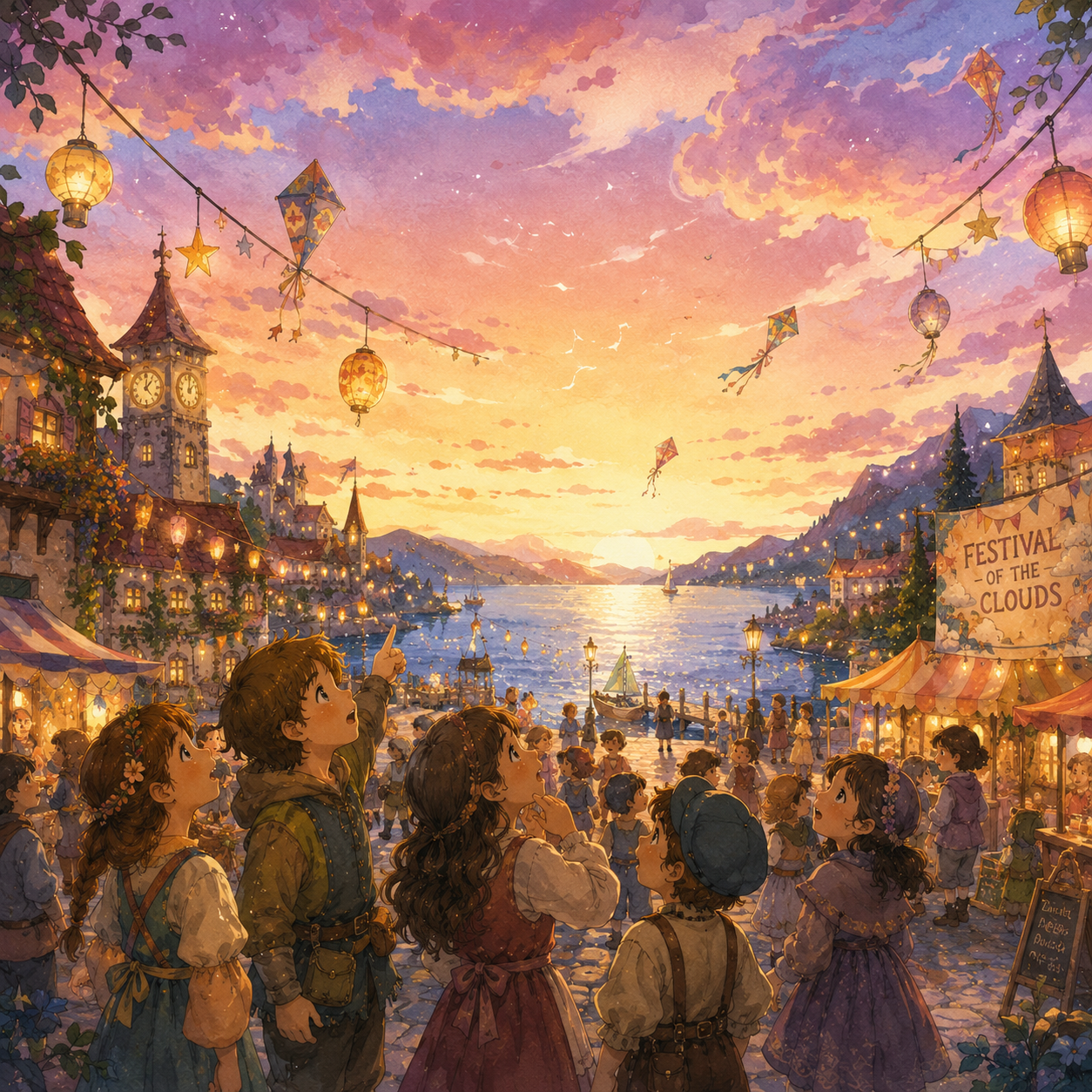 Illustration for The Festival of the Lost Clouds